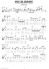 descargar la partitura para acordeón Pot de départ (Marche-Disco Chantée) en formato PDF