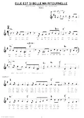 scarica la spartito per fisarmonica Elle est si belle ma ritournelle (Boléro Chanté) in formato PDF