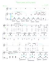 download the accordion score Nooit geen oorlog meer (Silver threads among the gold) (Zilverdraden tussen goud) (Arrangement : Luc Markey) (Chant : Zangeres Zonder Naam) (Slow) in PDF format