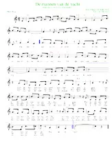 télécharger la partition d'accordéon De mannen van de nacht (Arrangement : Luc Markey) (Chant : Will Tura / Arie Ribbens) (Marche) au format PDF