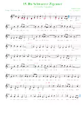 télécharger la partition d'accordéon O Zwarte Zigeuner (Du Schwarzer Zigeuner) (Arrangement : Luc Markey) (Tango) au format PDF