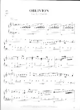 descargar la partitura para acordeón Oblivion (Arrangement : Frank Marocco) (Slow) en formato PDF
