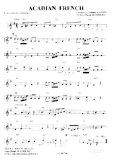 scarica la spartito per fisarmonica Acadian French (Marche Country) in formato PDF