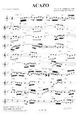 descargar la partitura para acordeón Acazo (Tango Typique) en formato PDF