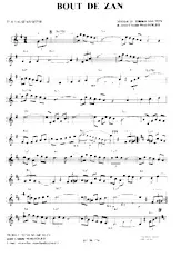 scarica la spartito per fisarmonica Bout de zan (Valse Musette) in formato PDF