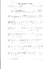 télécharger la partition d'accordéon Oh happy day (Arrangement : François de Langon & Marc Provance) (Chant : The Edward Hawkins Singers) (Gospel) (Swing madison) au format PDF