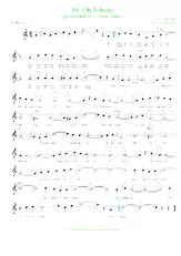scarica la spartito per fisarmonica Oh Johnny (Arrangement : Luc Markey) (Chant : Tante Leen) (Valse) in formato PDF