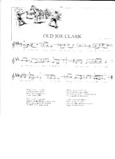 télécharger la partition d'accordéon Old Joe Clark (Arrangement : Frank Rich) (Chant : Woodie Guthrie) (Bluegrass) au format PDF