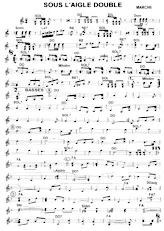 download the accordion score Sous l'Aigle Double (Paso Doble) (Relevé) in PDF format