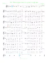 descargar la partitura para acordeón On n'a pas tous les jours vingt ans  en formato PDF