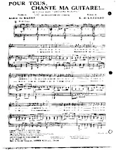download the accordion score Pour tous Chante ma guitare (Sur le grand succès : Chitarra Romana) in PDF format
