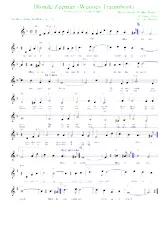 scarica la spartito per fisarmonica Blonde Zeeman (Weisses Traumboot) (Arrangement : Luc Markey) (Chant : Annie Palmen) (Country Swing Madison) in formato PDF