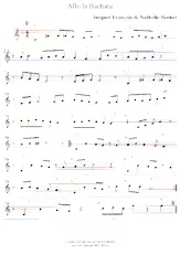 scarica la spartito per fisarmonica Allo la Bachata (Chantée) in formato PDF