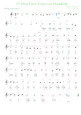 scarica la spartito per fisarmonica Onze Lieve Vrouw van Vlaanderen (Arrangement : Luc Markey) (Slow Ballade) in formato PDF