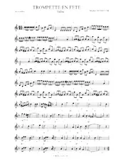 scarica la spartito per fisarmonica Trompette en Fête (Valse) in formato PDF