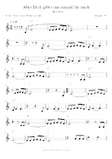 download the accordion score Aber Dich gibt's nur einmal für mich in PDF format