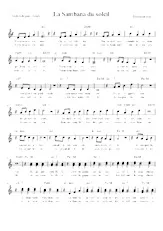 download the accordion score La sambana du soleil in PDF format