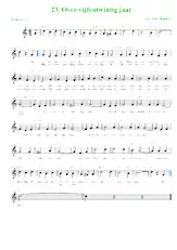 télécharger la partition d'accordéon Over vijfentwintig jaar (Arrangement : Luc Markey) (Interprètes : The Ramblers, Jo Vally) (Valse) au format PDF