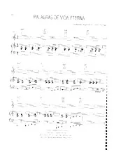 scarica la spartito per fisarmonica Palabras de vida eterna (Chant : Marcos Witt) (Rumba) in formato PDF