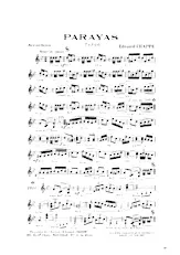 scarica la spartito per fisarmonica Parayas (Tango) in formato PDF