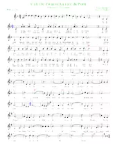 download the accordion score Café De Zwaan (Au Café Du Port) (Arrangement : Luc Markey) (Chant :  Yves Segers) (Valse) in PDF format