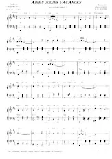 download the accordion score Adieu jolies vacances (Arrivederci mare) (Valse) in PDF format