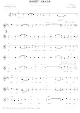 scarica la spartito per fisarmonica Bogny Samba (Samba de la grande chaumière) in formato PDF