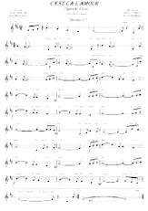 download the accordion score C'est ça l'amour (Splende il sole) (Slow Rock Chanté) in PDF format