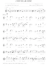 descargar la partitura para acordeón C'est de la veine (Fox) en formato PDF