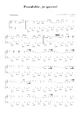 descargar la partitura para acordeón Pasodoble, te quiero (Relevé) en formato PDF