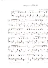 télécharger la partition d'accordéon Patjar Keling (Arrangement : Coen van Orsouw) (Marche) au format PDF