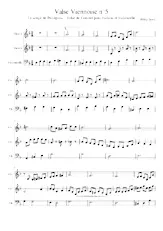 télécharger la partition d'accordéon Le songe de Persépolis : Valse Viennoise n°5 (Valse de concert pour violons et violoncelle) au format PDF