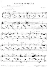 descargar la partitura para acordeón Plaisir d'amour (Pour Orgue) (Valse Lente) en formato PDF