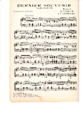 descargar la partitura para acordeón Dernier Souvenir (Valse Musette) en formato PDF
