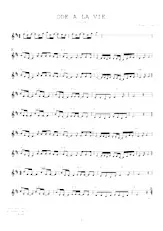 télécharger la partition d'accordéon Ode à la vie (Slow Pop) au format PDF