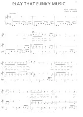télécharger la partition d'accordéon Play that funky music (Chant : Wild Cherry) (Funk Rock) au format PDF