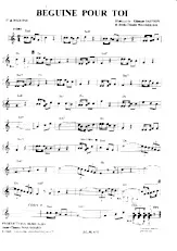 descargar la partitura para acordeón Béguine pour toi en formato PDF