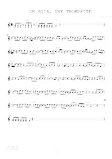 télécharger la partition d'accordéon Un soir, une trompette (Slow-Rock) au format PDF