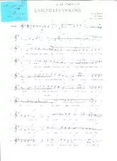 télécharger la partition d'accordéon Entend les violons au format PDF