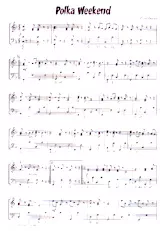 descargar la partitura para acordeón Polka Weekend en formato PDF