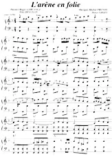 download the accordion score L'arêne en folie (Paso Doble) in PDF format