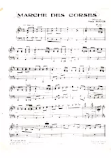 download the accordion score Marche des Corses in PDF format