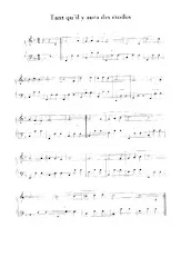 scarica la spartito per fisarmonica Tant qu'il y aura des étoiles (Du Film : Au son des guitares) (Chant : Tino Rossi) (Relevé) in formato PDF