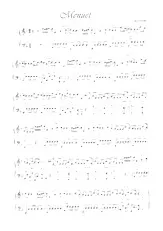 télécharger la partition d'accordéon Menuet (Valse) (Version Simplifiée) au format PDF