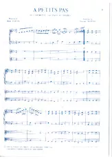 descargar la partitura para acordeón A petits pas  en formato PDF