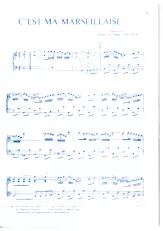 scarica la spartito per fisarmonica C'est ma Marseillaise (Marche) in formato PDF
