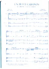 descargar la partitura para acordeón Un petit cabanon (De l'Opérette : Un de la Canebière) (Pour Accordéon / Guitare Basse + 2 Contrechants en formato PDF
