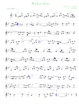 télécharger la partition d'accordéon Por Los Aires (Arrangement : Luc Markey) (Paso-Doble) au format PDF