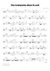 descargar la partitura para acordeón Une trompette dans la nuit (Slow) en formato PDF