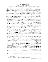 scarica la spartito per fisarmonica Hala Madrid in formato PDF